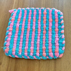 Colorful Woven Pot Holder